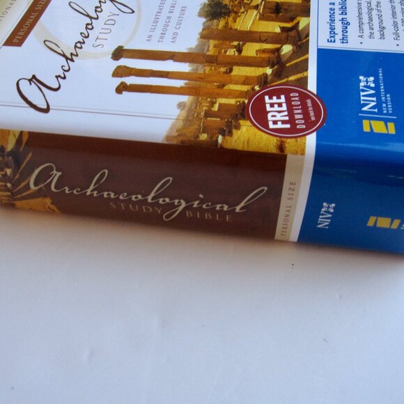 Archeological Study Bible Illustrated Walk Through History & Culture HC DJ 2005 - Picture 2 of 9